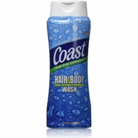 Coast Hair & Body Wash, Classic Scent 18 oz (Pack of 4)