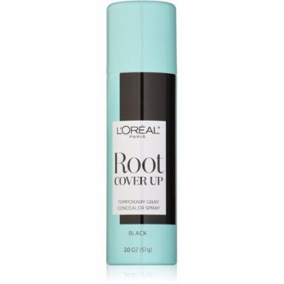 L'Oreal Paris Root Cover Up Temporary Gray Concealer Spray, Black 2 oz (Pack of 6)
