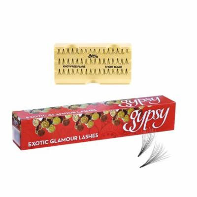 GYPSY Individual Knot Free Flare Black 100 Tray Bulk Pack Short