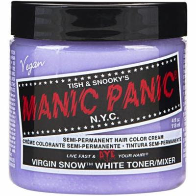 Manic Panic Semi Permanent Hair Color Cream Virgin Snow 4 Oz Pack