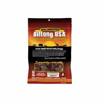 Biltong USA Biltong Sliced, Traditional, Dash of Spice Flavor, 4oz Bag