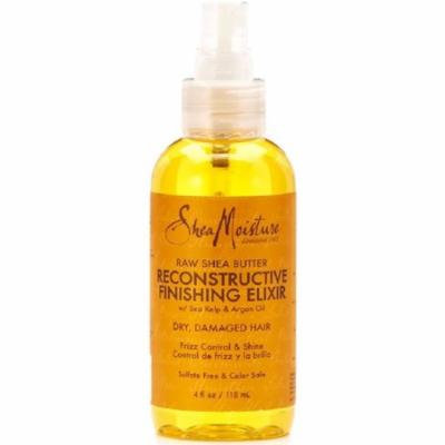 Shea Moisture Raw Shea Butter Reconstructive Finishing Elixir 4 oz (Pack of 4)
