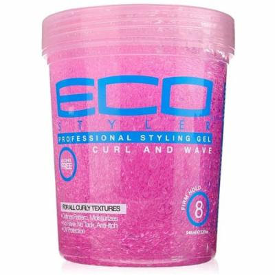 Eco Styler Professional Curl & Wave Firm Hold Styling Gel, Pink 32 oz (Pack of 3)