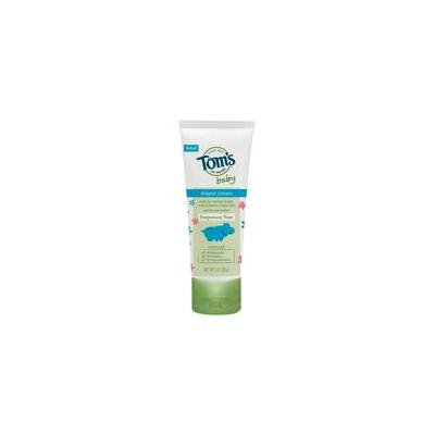 Tom's of Maine Fragrance Free Baby Diaper Cream, 3 oz (Pack of 3)