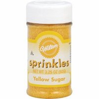 Wilton Sprinkles, Yellow Sugar 3.25 oz (Pack of 4)