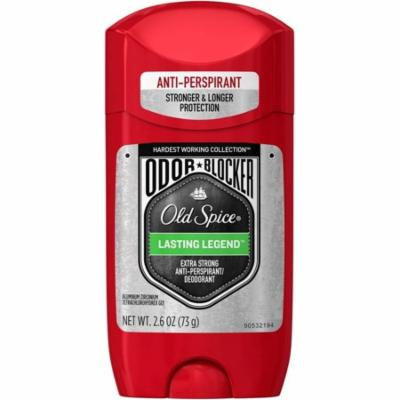 Old Spice Hardest Working Collection Odor Blocker Anti-Perspirant & Deodorant, Lasting Legend 2.60 oz (Pack of 2)
