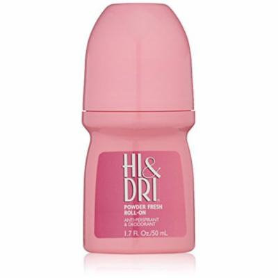 3 Pack Revlon Hi & Dri Powder Fresh Roll-on Antiperspirant & Deodorant 1.7 Oz Ea