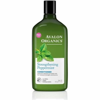 Avalon Organics Conditioner, Strengthening Peppermint 11 oz (Pack of 6)