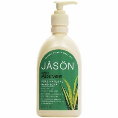 Jason Pure Natural Hand Soap, Soothing Aloe Vera 16 oz (Pack of 2)