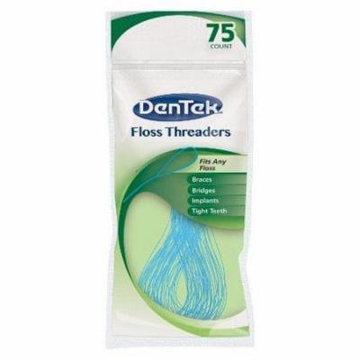 6 Pack - DenTek Floss Threaders 75 count Each