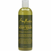 Shea Moisture Olive & Green Tea Body Wash 13 oz (Pack of 4)