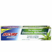 Secure Sensitive Denture Adhesive, 1.4 oz (Pack of 3)