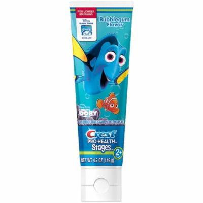 Crest Pro-Health Stages Finding Dory Toothpaste, Bubblegum Flavor 4.20 oz (Pack of 3)