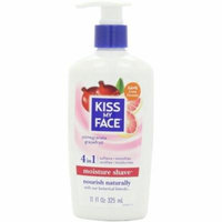 Kiss My Face 4 in 1 Moisture Shave, Pomegranate Grapefruit 11 oz (Pack of 3)