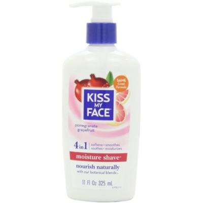 Kiss My Face 4 in 1 Moisture Shave, Pomegranate Grapefruit 11 oz (Pack of 3)