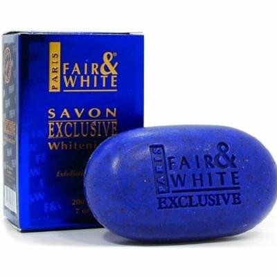 Fair and White Savon Exclusive Whitenizer Exfoliating Soap 7 oz (Pack of 6)