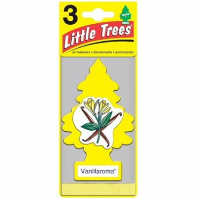 Little Trees Car Air Freshener, Vanillaroma 3 ea (Pack of 4)