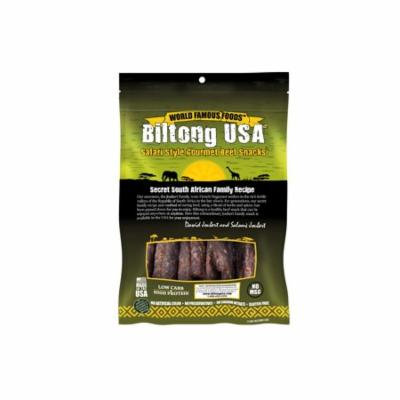 Biltong USA Grass Fed Droewors Beef Sticks, Spicy Mild Flavor, 4oz Pack