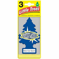 Little Trees Car Air Freshener, New Car Scent 3 ea (Pack of 6)
