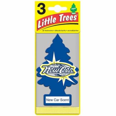 Little Trees Car Air Freshener, New Car Scent 3 ea (Pack of 6)