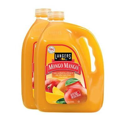 Langers Mongo Mango Juice Cocktail (128 oz. ea., 2 pk.) (pack of 2)