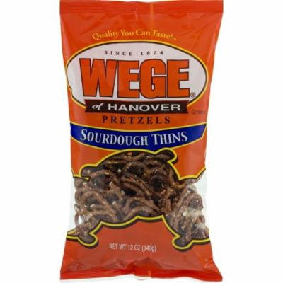 Wege of Hanover Sourdough Pretzel Thins - 12 Oz. (3 Bags)