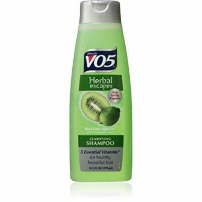 6 Pack Alberto VO5 Herbal Escapes Kiwi Lime Squeeze Clarifying Shampoo 12.5oz Ea