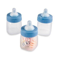 IN-42/1324 Pastel Blue Baby Bottle Containers Per Dozen