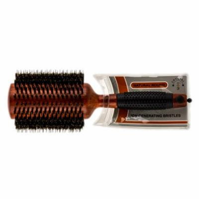 Via Crystal Ion Round Wood Boar Brushes, Rosewood Finish (Size : X-Large)