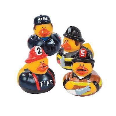 IN-16/1295 Firefighter Rubber Duckies Per Dozen