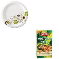 KITDFD34895DXEUX9WSPK - Value Kit - Emerald 100 Calorie Pack Dry Roasted Almonds (DFD34895) and Dixie Pathways Mediumweight Paper Plates (DXEUX9WSPK)
