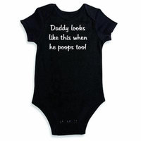 Design With Vinyl I Love Daddy Cute Baby Clothes - White Longsleeve