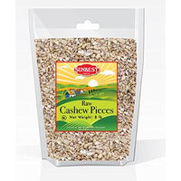 SunBest Natural Cashew PIECES Raw, Unsalted, Unroasted in Resealable Bag (Pieces, 8 Lb)