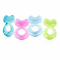 Nuby Silicone Teethe-eez Teether with Bristles, Includes Hygienic Case, Colors May Vary