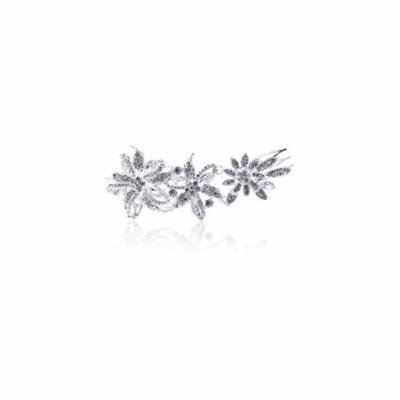 Bridal Silver Rhinestone Bridal Hair Comb