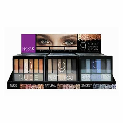 NICKA K Perfect 9 Eyeshadow Palette Display Set 24 pieces