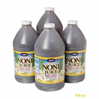 4 x 64oz 100% Pure Hawaiian Noni Fruit Juice