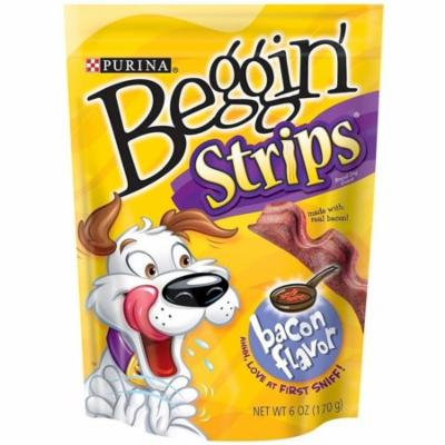 Purina Beggin Strips Dog Snack, Bacon Flavor 6 oz (Pack of 4)