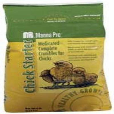 Manna Pro Chick Starter Crumbles, Medicated, 5 Lb