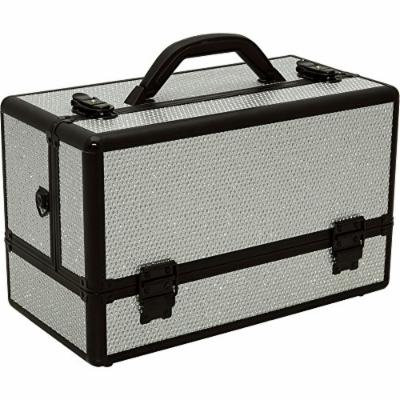 Hiker Prime Professional Artist Makeup Case, Krystal Silver
