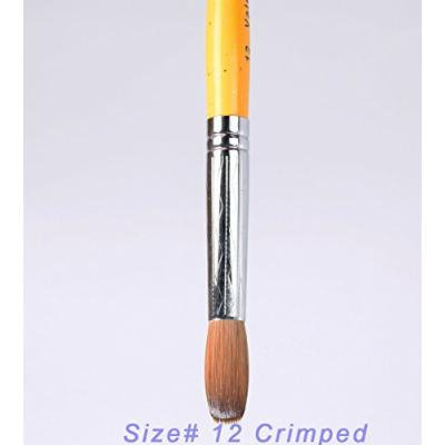 Valentino - Acrylic Nail Brush (Size #12 Crimped)