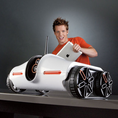 Brookstone Rover App-Controlled Spy Tank with Night Vision