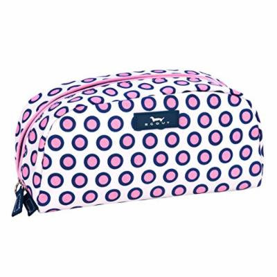 SCOUT Gossip Girl Jewelry and Cosmetic Bag, Quilted Liner, Interior Zipper Pocket, Water Resistant, Zips Closed, Dot Bikini
