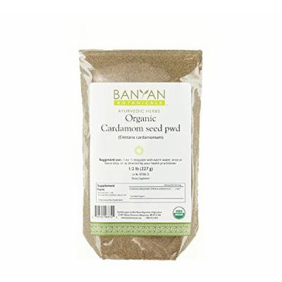 Banyan Botanicals Cardamom Powder - Certified Organic, 1/2 lb - Elettaria cardamomum - A common kitchen spice that supports healthy digestion