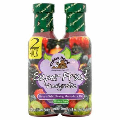 Virginia Brand Super Fruit Vinaigrette, 12 fl oz, 2 pack