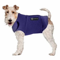 AKC Calming Coat Anti-Anxiety Stress Relief Coat For Your Dog Blue Small 16-23lbs.