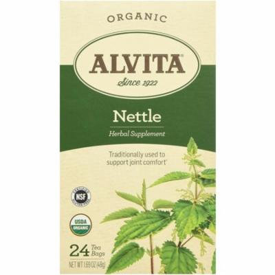Alvita Organic Nettle Leaf Tea Bags 24 ea (Pack of 6)