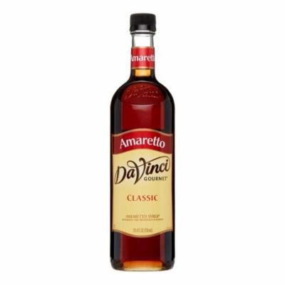 Da Vinci Classic Syrup, Amaretto, 750 mL (Glass)