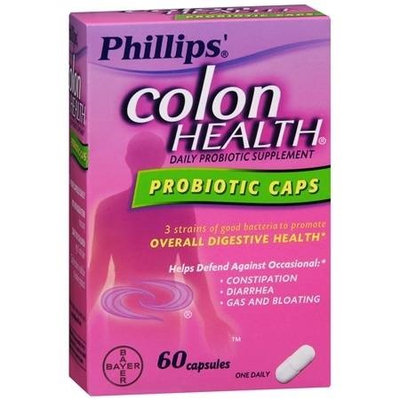 Phillips Colon Health Probiotic Caps 60 ea(pack of 3)