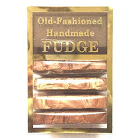 Fashioned Handmade Smooth Creamy Fudge - Chocolate Fudge Assortment Box (4 Slices - 1 Pound)
